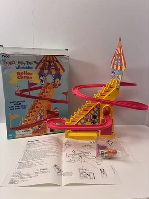 Conjunto de brinquedos Looney Tunes Lovables Roller Chase montanha-russa contínua Baby Bugs Baby Taz - Imagem 1 de 4