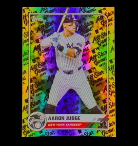 AARON JUDGE RARO ALL-STAR LOGOFRACTOR REFRACTOR ARCO IRIS LÁMINA Topps 2025 Yankees - Imagen 1 de 6