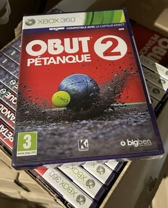 Lot x10 Obut Pétanque 2 Xbox 360 Neuf Blister Compatible Kinect Français - Imagen 1 de 6