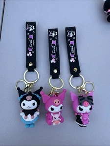 Karoo 3D Keychain Hello Kitty New Lot Of3  Multicolor - Picture 1 of 8