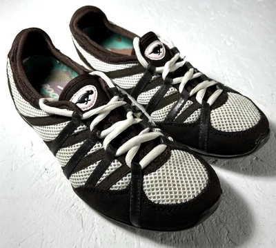 Tênis Rocket Dog Feminino Malha Branca Marrom Listrado com Cadarço Tamanho 7.5M - Imagem 1 de 4