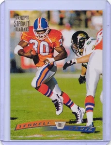 Topps Stadium Club 1996 - Terrell Davis #72 Denver Broncos Salón de la fama - Imagen 1 de 2