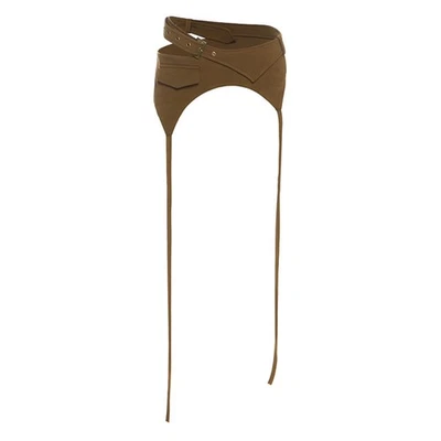 Adjustable Design Tassels Waist Decorative Asymmetric Belt Clothing Trendy Style - Image 1 of 4