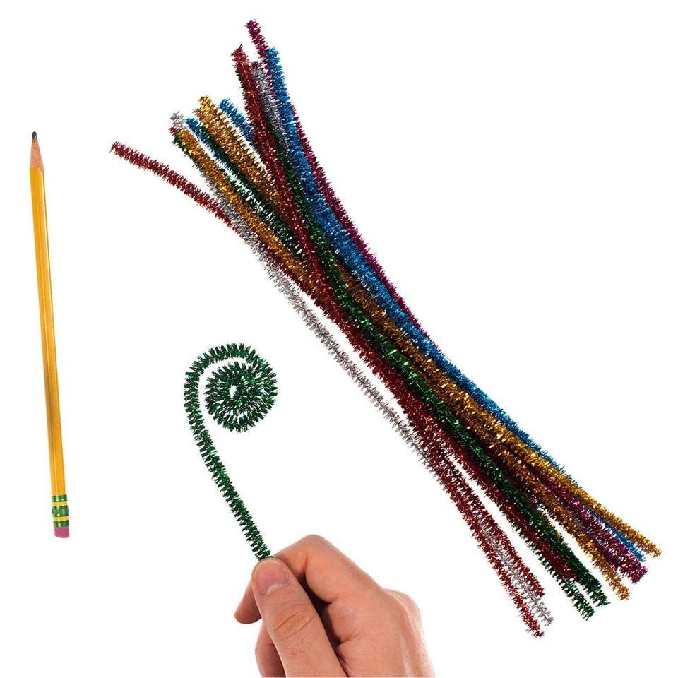 Craft County 100 Piece Pipe Cleaner Colored Packs - Craft Making - Pipe Cleaner - Image 1 of 1