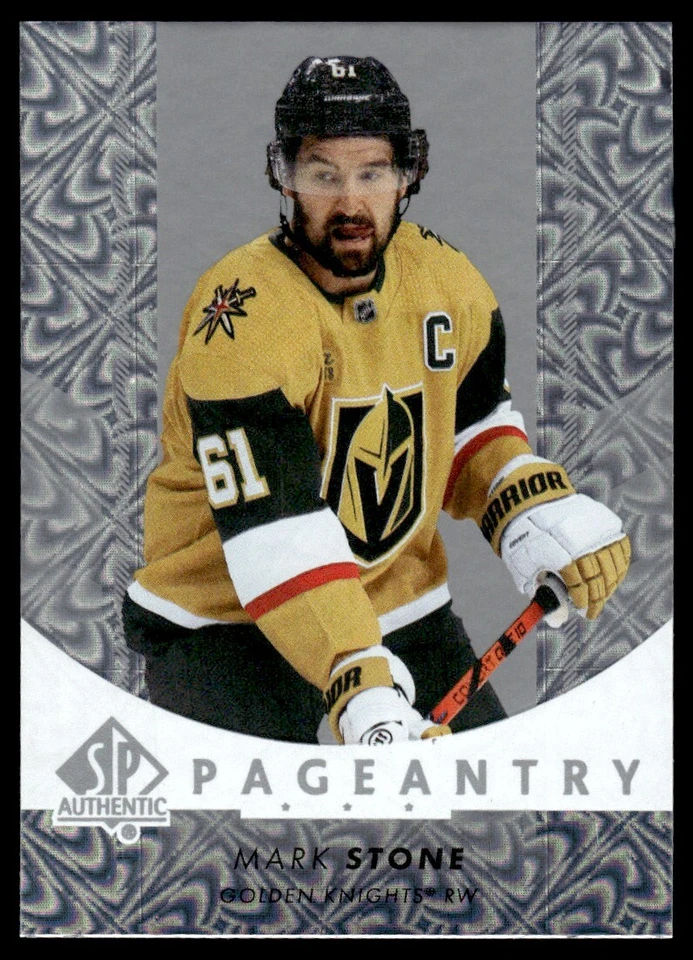 2022-23 SP Authentic Pageantry Mark Stone Vegas Golden Knights #P-30 - Image 1 of 2