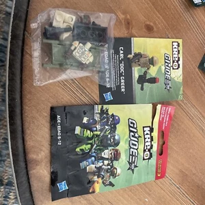 KRE-O GI Joe Cobra Carl DOC Greer Kreo Kreon Minifigure & Instructions - Picture 1 of 2