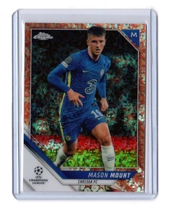 Mason Mount 2021-22 Topps Chrome Rose Gold Mini Diamond Refractor /125 Chelsea - Picture 1 of 2