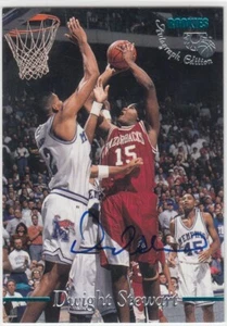 1995 Dwight Stewart Basketball Rookies Ed ROOKIE AUTO - Arkansas Razorbacks RC - Picture 1 of 1