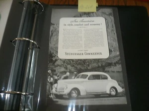 Studebaker Commander Ad Advertisement - Vintage - AD-86A - Imagen 1 de 1