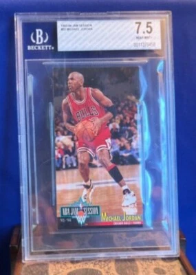 1993-1994 Fleer Jam Session Michael Jordan #33 Chicago Bulls BGS 7.5 OVERSIZED - Image 1 of 2