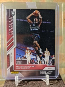 2020-21 Panini Instant #38 Tyrese Maxey RC /333 - Picture 1 of 2