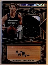 2022-23 Obsidian Wendell Moore Jr. Rookie Patch Auto 23/35 RPA Timberwolves