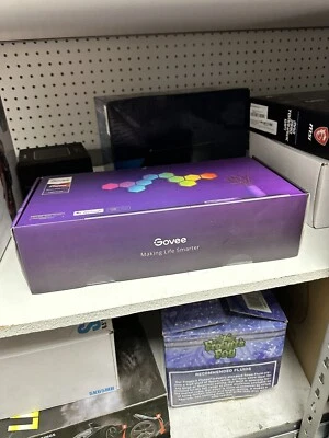 Govee Glide Hexa Light Panels, RGBIC LED Hexagon Wall Lights, Wi-Fi Smart 10pack - Image 1 of 4