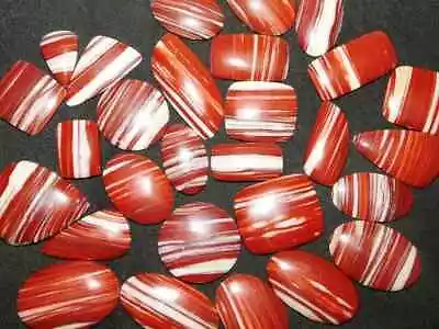 [WHOLESALE] NATURAL STRIP AGATE GOOD QUALITY GENUINE STONE FREE FORM LOT - Image 1 of 4