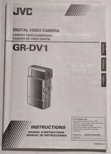JVC GR-DV1 Camcorder Instruction Manual - Picture 1 of 2