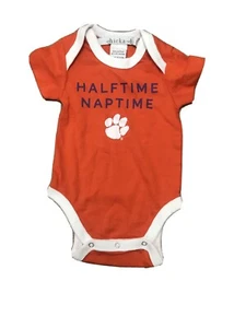 Nuovo senza etichette Chick-A-D Clemson Tigers 0-3 mesi arancione calcio metà tempo pezzo unico - Foto 1 di 5