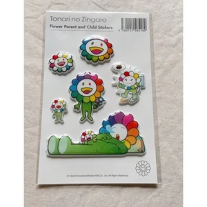 TAKASHI MURAKAMI Flower parent and child Stickers Tonari no Zingaro New F/S - Picture 1 of 4