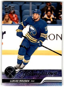 2023-24 Upper Deck Young Guns Lukas Rousek Rookie #233 Buffalo Sabres