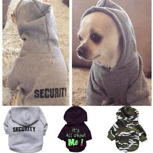 Jacket For Dog Hoodie Clothing Autumn Color M S Chihuahua Warm Coat Puppy Westie