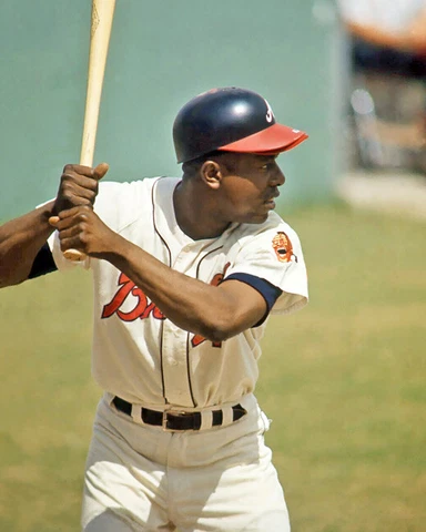 Atlanta Braves HENRY 'HANK' AARON Glossy 8x10 Photo Print Poster HOF 82 Cover