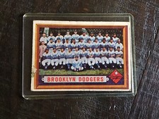 1957 Topps Brooklyn Dodgers Team Card
