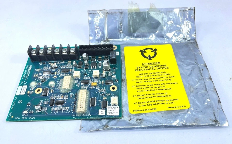 ECOLAB ECO-2026 PWA 9212-2002 PCB Circuit Card - Image 1 of 4