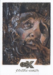 CZX MIDDLE-EARTH - NATHAN BIRR "RADAGAST" SKETCH CARD 1/1