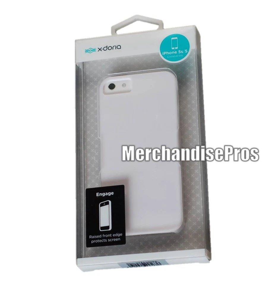 APPLE iPHONE 5/5S X-DORIA ENGAGE WHITE POLYCARBONATE CELL PHONE CASE WHITE NEW - Image 1 of 1