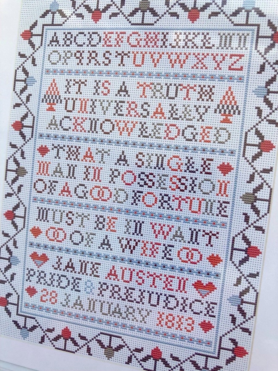 Howie's Needlepoint Kreuzstich-Set "The Seaside Lighthouse" - Mit Vorgedrucktem Muster & Baumwollgarn