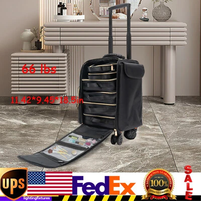 Макияж поезд чехол прокатки косметики чехол салон косметический тележка красоты путешествий коробка - Изображение 1 из 4