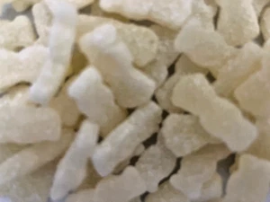 Parche agrio niños sabor piña masticable caramelo-agrio entonces dulce! - 1/2 libra a granel - Imagen 1 de 4