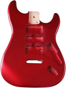 Electric Guitar Body for Fender ST Strat Guitar Accessory DIY Poplar Red HSH Gui - Picture 1 of 6