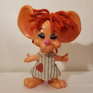 1970 Roy Des Of Florida Hillbilly Country Girl Big Eared Mouse Bank - Picture 1 of 10