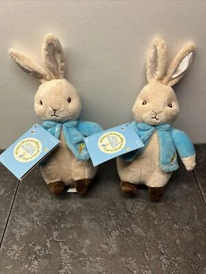 Beatrix Potter PETER RABBIT Kids Preferred 8” Plush Bunny 2017 Doll Toy Bunnies - Image 1 of 4