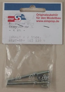 Simprop 1025309 Radachse 34x4 mm - Bild 1 von 3