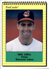 1991 Watertown Indians ProCards #3362 Mike Jewell Sacramento California CA Card