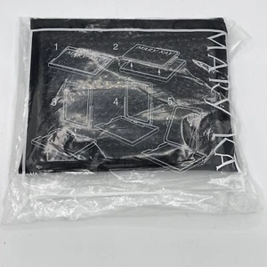 Black Folding Make-Up Travel Mirror with Tray Approx 5” X 7” Mary Kay - Picture 1 of 2