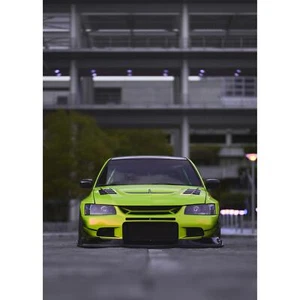 Mitsubishi Evo 9 Wall Art Marvel #010 - High Resolution Premium Automotive Decor - Picture 1 of 12