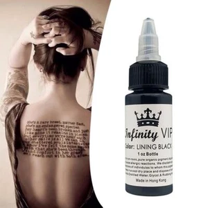 30ml Tattoo Ink Pigment Bottle Permanent Makeup Salon Tool Colours 7 P5F4 - Picture 1 of 16