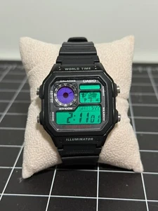 Casio Royale "Hulk" Custom Casio Royale AE1200 LCD Digital World Time Mod - Picture 1 of 5