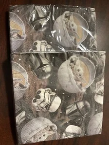 Lot Of 2 Star Wars Mandalorian Disney Yoda Birthday Party Napkins 16ct 2 Ply - Picture 1 of 6