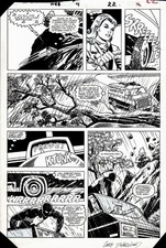 Web Of SPIDER-MAN 9 Page 22 Original Comic Art Black Costume Spiderman