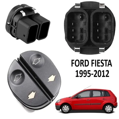 PULSANTIERA ALZA CRISTALLI FINESTRINI LATO GUIDA per FORD FIESTA 1995-2012 8 PIN - Immagine 1 di 4