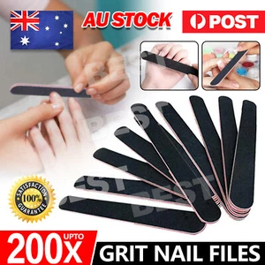 Nail Files Sanding Grit Buffer Acrylic Gel Art Pedicure Manicure File Tool Filer - Picture 1 of 12