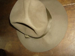 Vintage Country Fedora Brown with Grosgrain Ribbon Band Sz.6 3/4 - Picture 1 of 6