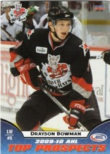 Drayson Bowman 2009-10 AHL Top Prospects Albany River Rats