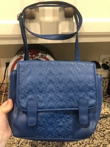 Disney Parks Blue Crossbody Messenger Bag Purse Shoulder Bag Mickey Nwot - Picture 1 of 5