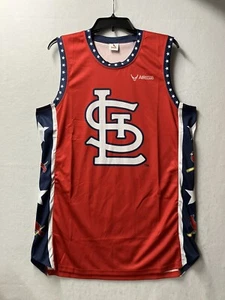 ST. LOUIS CARDINALS BASKETBALL JERSEY SIZE XL  SGA MLB BASEBALL GIVEAWAY - Picture 1 of 5