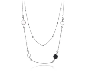 Bohemia Double Layer Choker Necklace Link Chain Shell Pendant Jewelry Women Gift - Picture 1 of 6