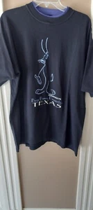 Vintage Bugs Bunny looney tunes single stitch 1992 XL tshirt black rare unique - Picture 1 of 8